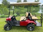2020 E-Z-Go Express S4 Gas Inferno Red - Image 6