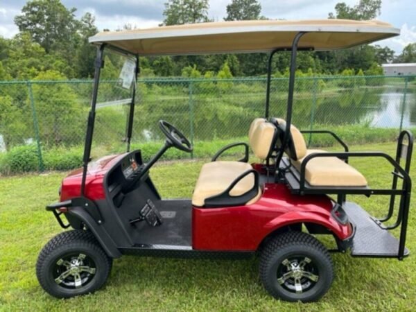2020 E-Z-Go Express S4 Gas Inferno Red - Image 6