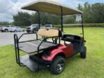 2020 E-Z-Go Express S4 Gas Inferno Red - Image 3
