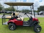 2020 E-Z-Go Express S4 Gas Inferno Red - Image 2