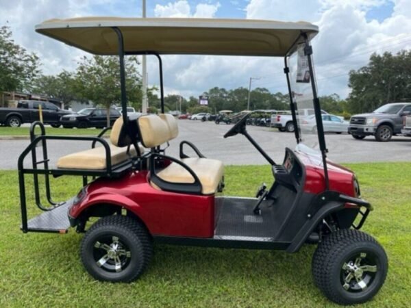 2020 E-Z-Go Express S4 Gas Inferno Red - Image 2