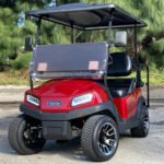 12" LIZARD Machined Golf Cart Wheels and 215/40-12 DOT Low Profile Golf Cart Tires Combo - Set of 4 - Image 2