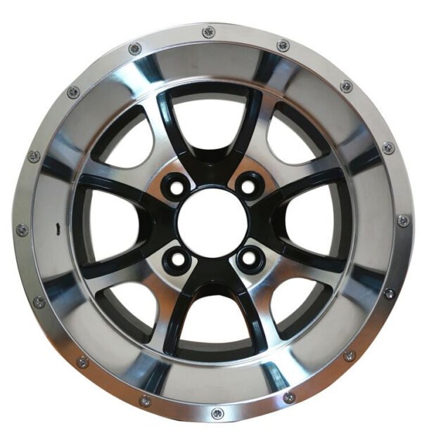 12" PREDATOR Machined/ Black Wheels and 23x10.5-12" All Terrain Tires Combo - Set of 4 - Image 4