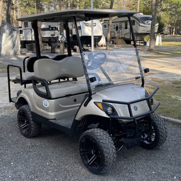 14" Terminator Gloss Black Wheels and STINGER 20x8.5-14" DOT All Terrain Golf Cart Tires Combo - Set of 4 - Image 6