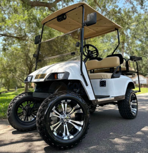 14" VAMPIRE Machined Aluminum Wheels and 23x10-14" DOT All Terrain Tires Combo - Set of 4 - Image 3