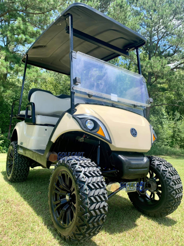 14" VOODOO Black Aluminum Wheels and 23x10-14 All Terrain Tire Combo - Set of 4 - Image 3