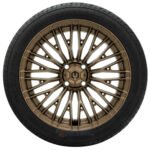 16" REAPER Matte Bronze Wheels and 225/40R16 Street DOT Tires Combo - Set of 4 - Image 4