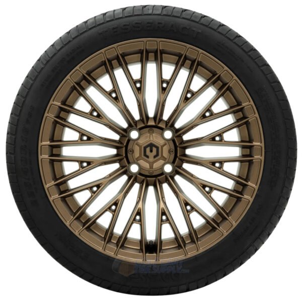 16" REAPER Matte Bronze Wheels and 225/40R16 Street DOT Tires Combo - Set of 4 - Image 4