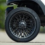 16" REAPER Gloss Black Wheels and 225/40R16 Street DOT Tires Combo - Set of 4 - Image 2