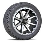 Fairway Alloys 12" Rebel Wheels and 205/30-12 EFX Fusion DOT Street Tires Combo - Set of 4 - Image 2