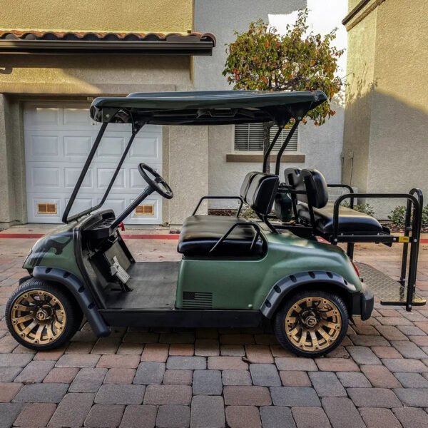 12" BOMBER Matte Bronze Wheels and 215/35-12 Low Profile DOT Tires Combo - Set of 4 - Image 4