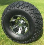 10" RUCKUS Machined Wheels and 22x10-10 DOT All Terrain Tires Combo - Set of 4
