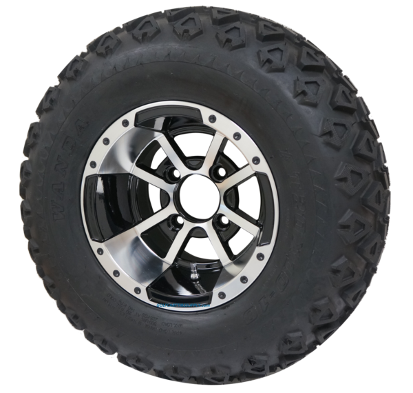 10" STORM TROOPER Machined Wheels and 20x10-10 DOT All Terrain Tires - Set of 4 - Image 2